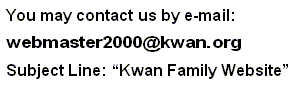 Kwan Family Website